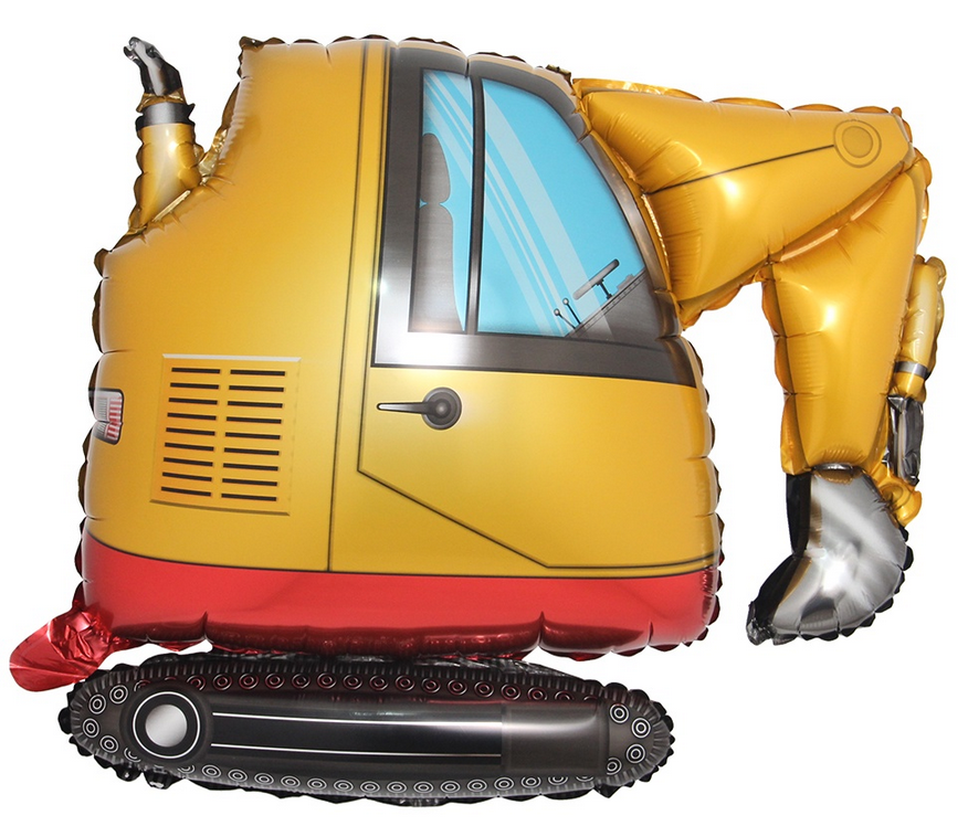 Construction Crane Forklift Digger Balloons