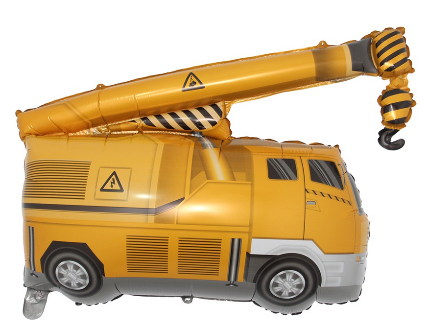 Construction Crane Forklift Digger Balloons