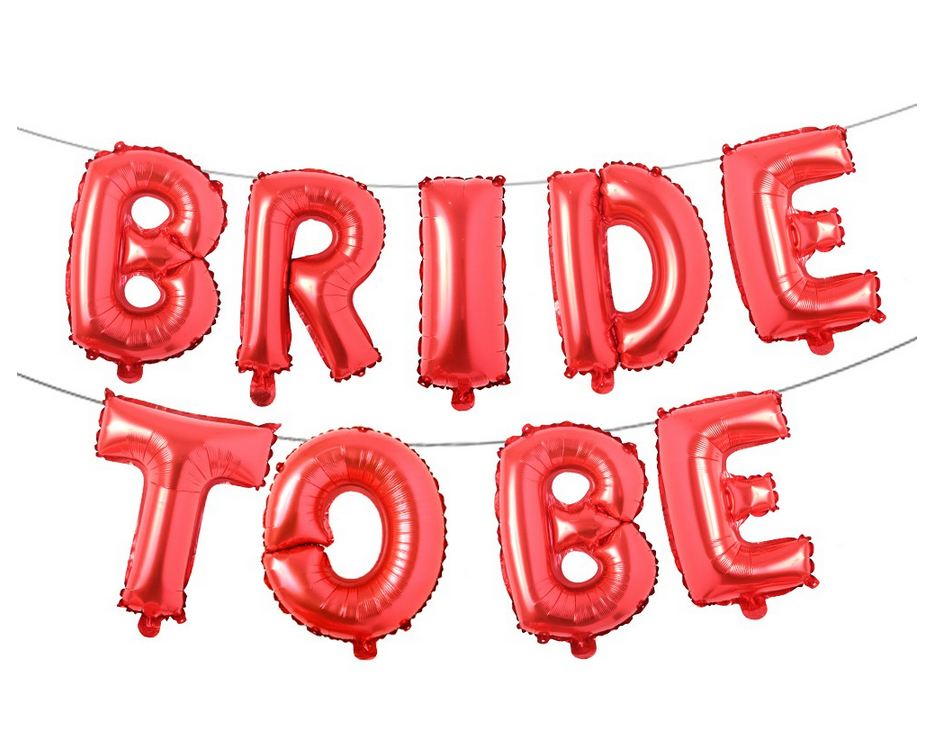 16 inch Bride To Be Balloons Banner