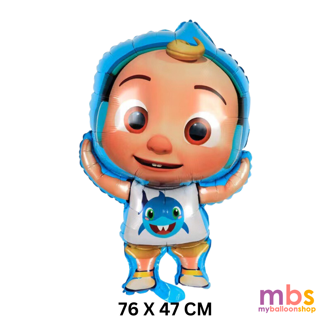 Cocomelon Printed Cartoon Foiled Balloons