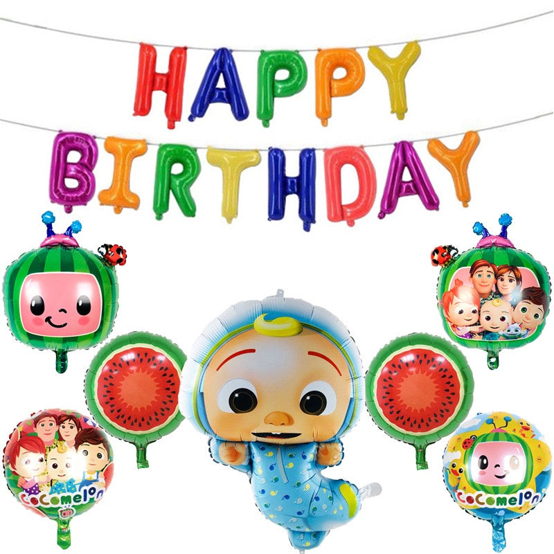 Cocomelon Printed Cartoon Foiled Balloons