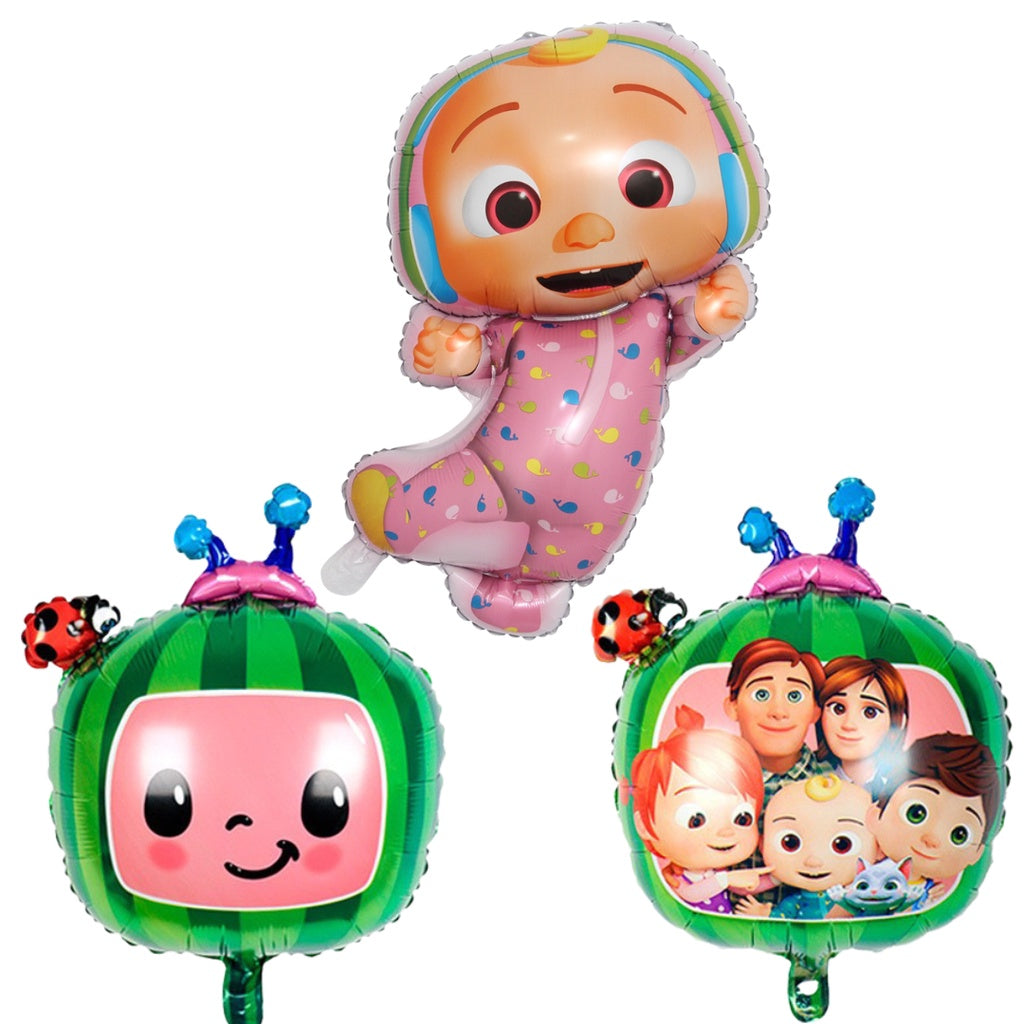 Cocomelon Printed Cartoon Foiled Balloons