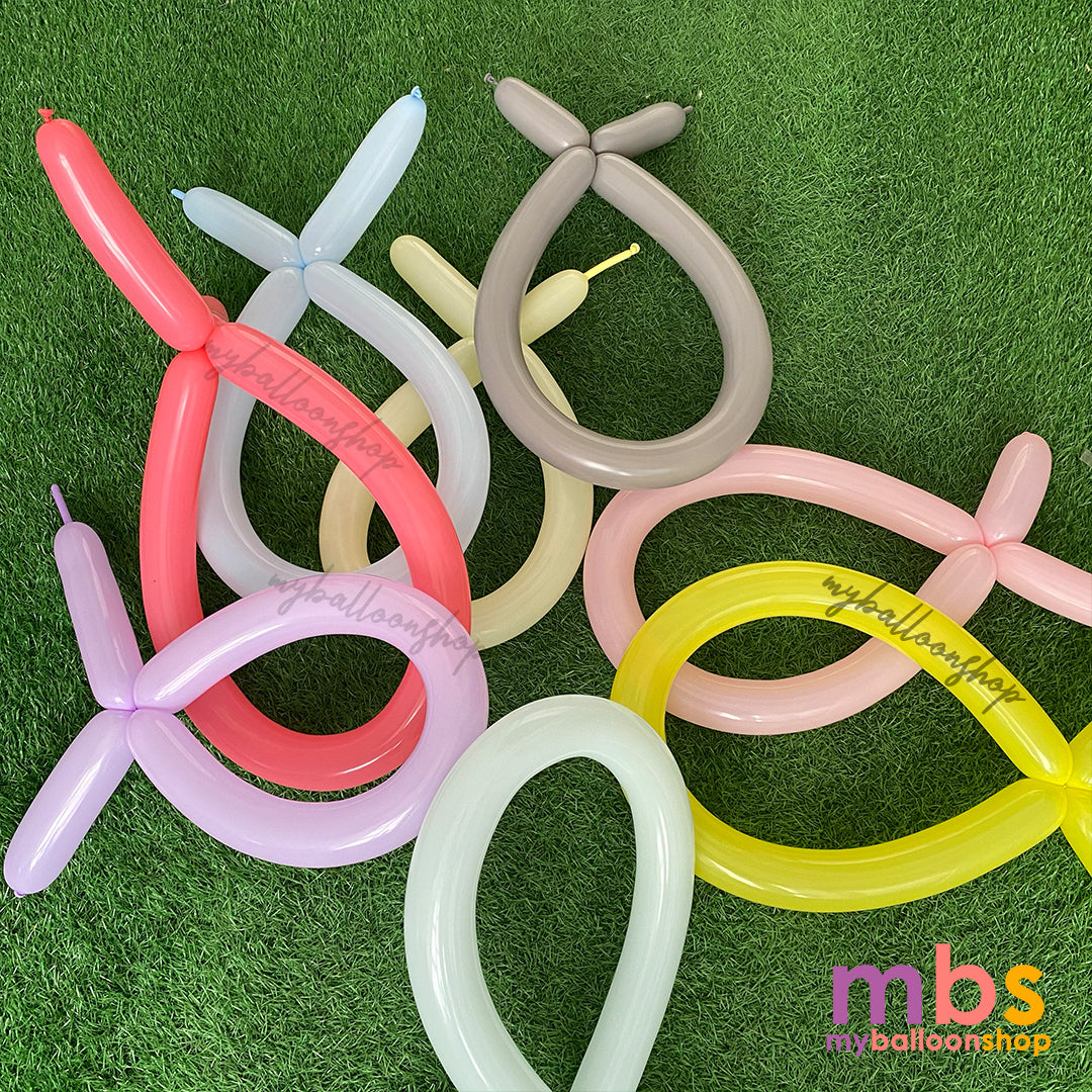 260Q Orangetex Twisting Balloons