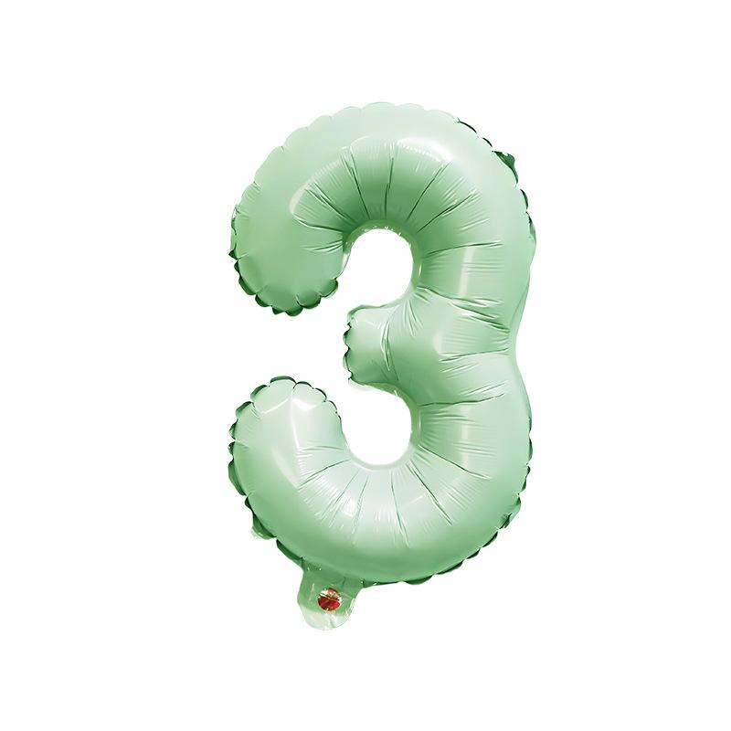 【16 INCH】Pastel Green ABC Balloons