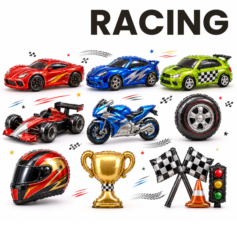 Car Race Theme McQueen Balloons