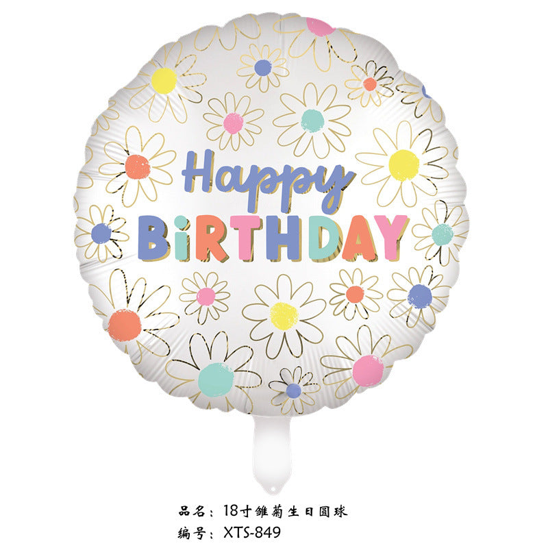 18 inch Happy Birthday Balloon