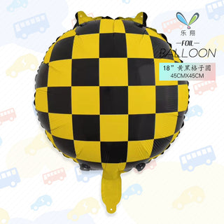 18inch Checkered Black Yellow