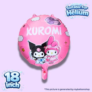 18" Kuromi Couple
