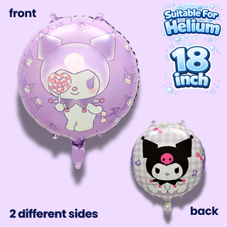 18" Kuromi Purple