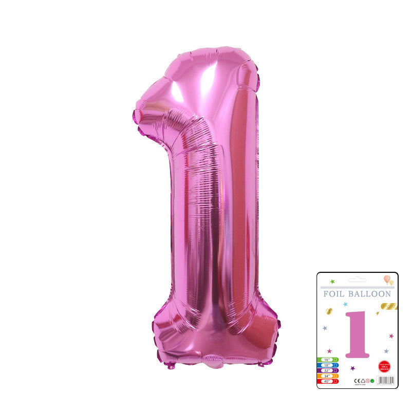 【32 INCH】Number Balloons