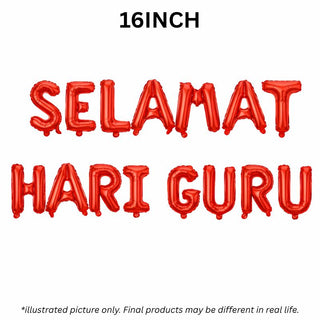 "SELAMAT HARI GURU" Red