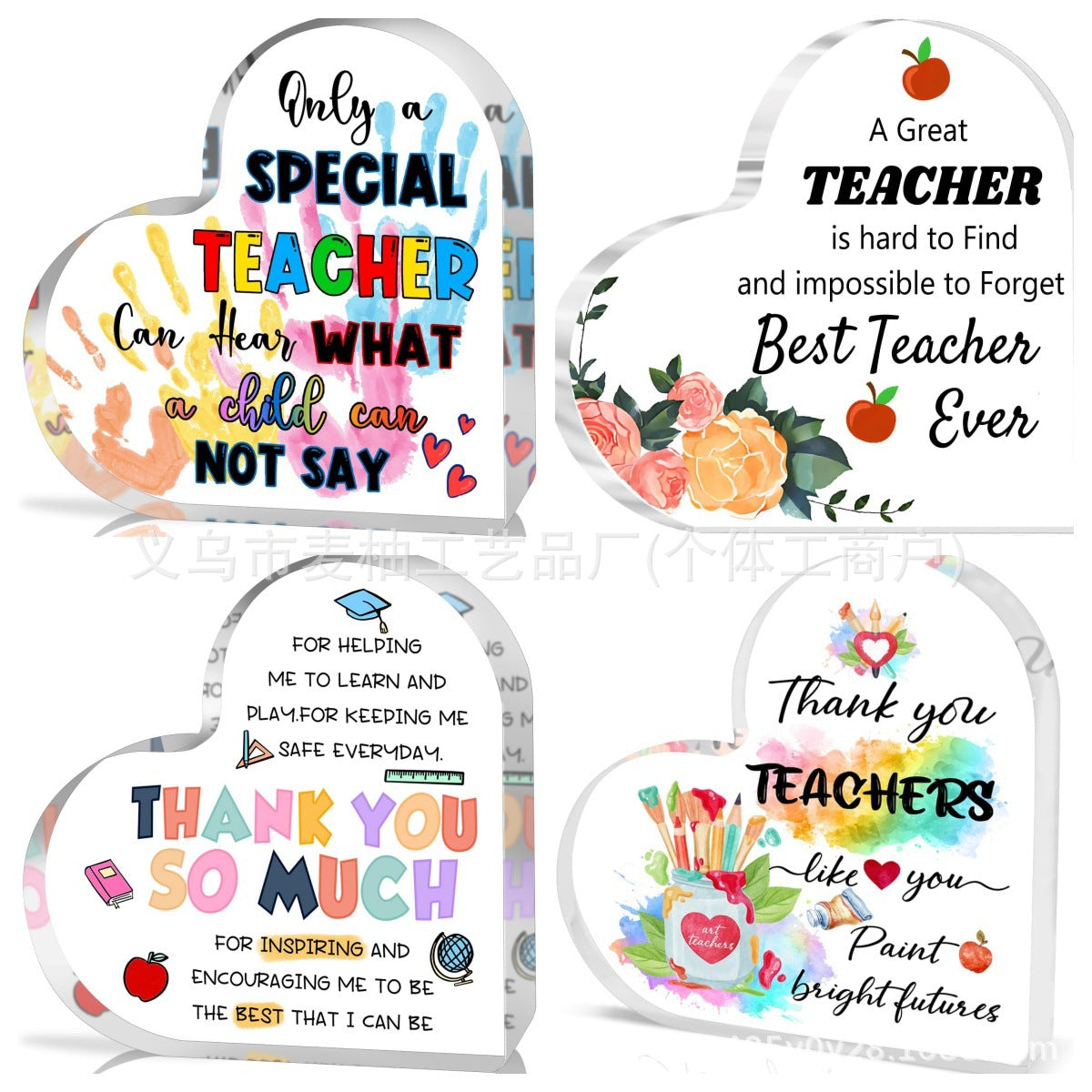 Acrylic Plak Teacher's Day