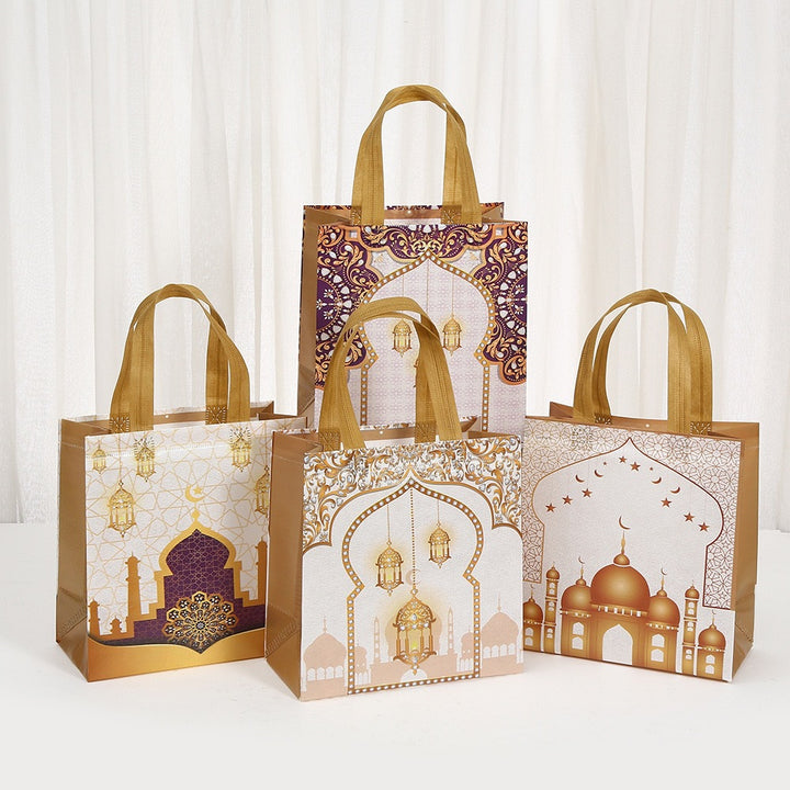 Non Woven Bag Gold Islamic Design