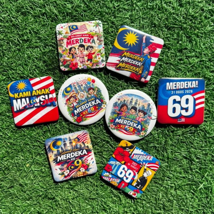 Magnet/Pin Hari Merdeka