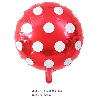 18 Polka- Red