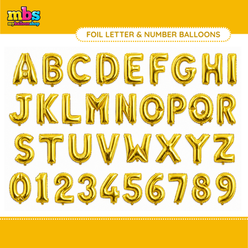 【16 INCH】Gold ABC