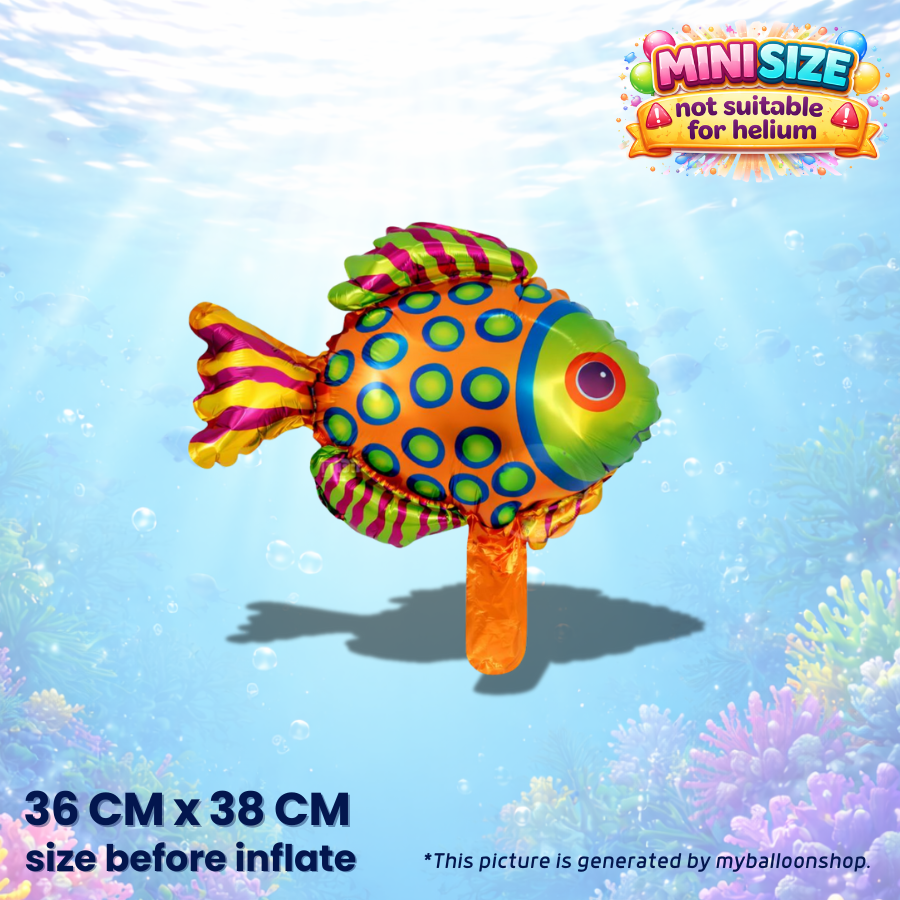 【Small/Mini Size】Sea Ocean Fish Balloons