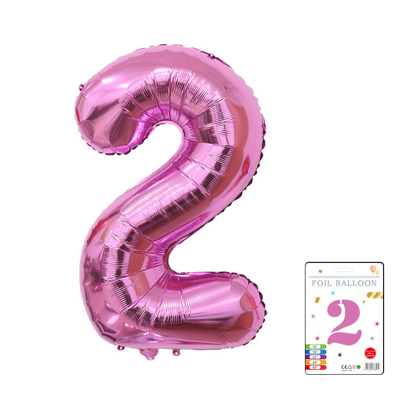 【32 INCH】Number Balloons