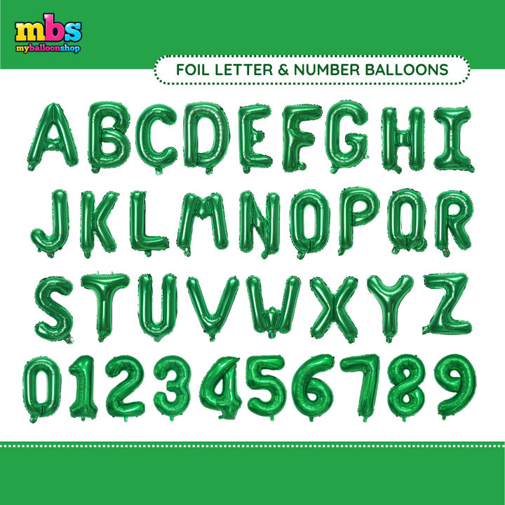 【16 INCH】Green ABC
