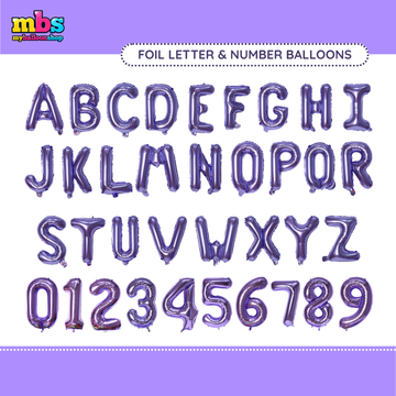 【16 INCH】Purple ABC