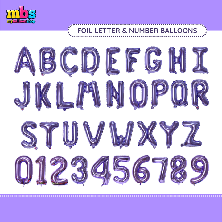 【16 INCH】Purple ABC