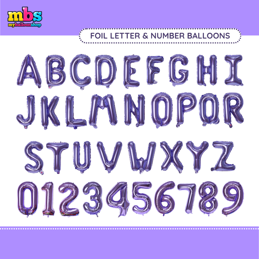 【16 INCH】Purple ABC