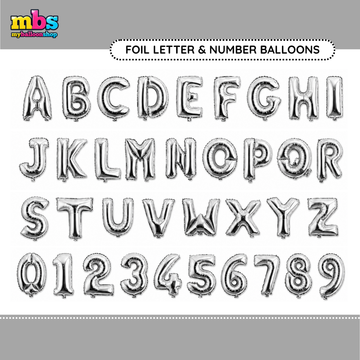 【16 INCH】Silver ABC