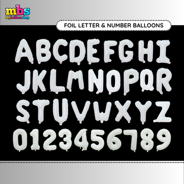 【16 INCH】White ABC