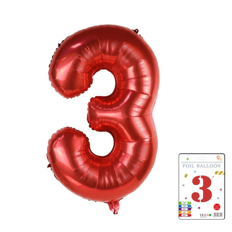 【40 INCH】Number Balloons