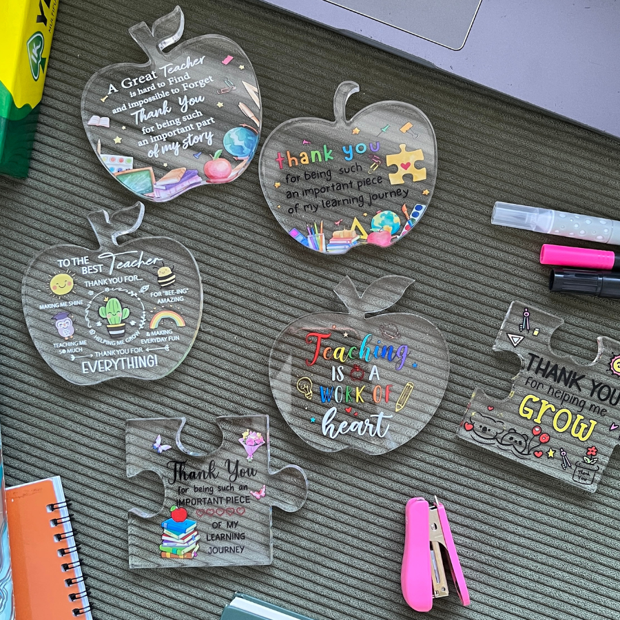 Acrylic Plak Teacher's Day