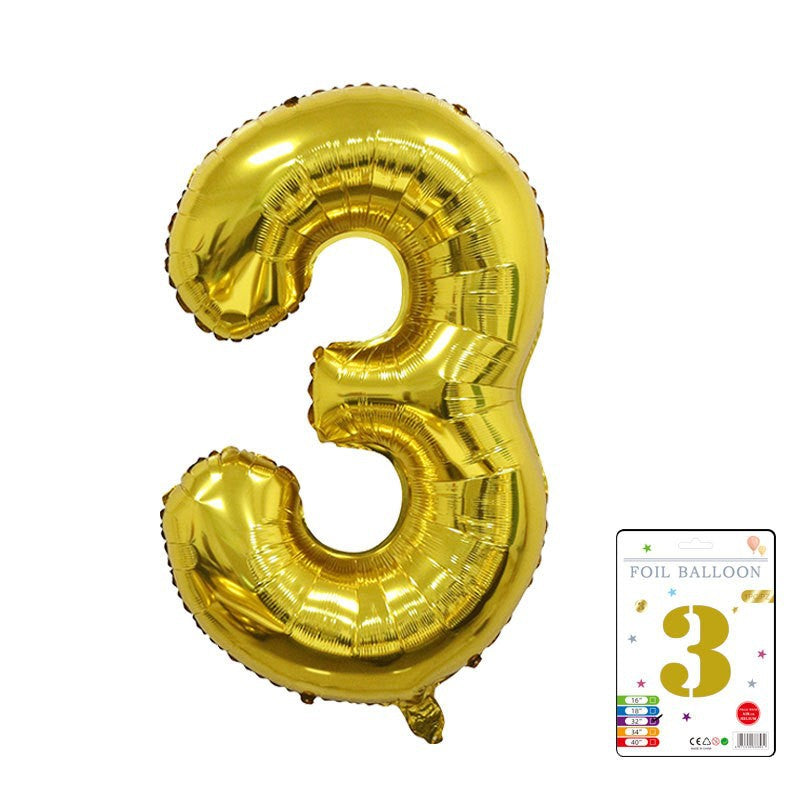 【40 INCH】Number Balloons
