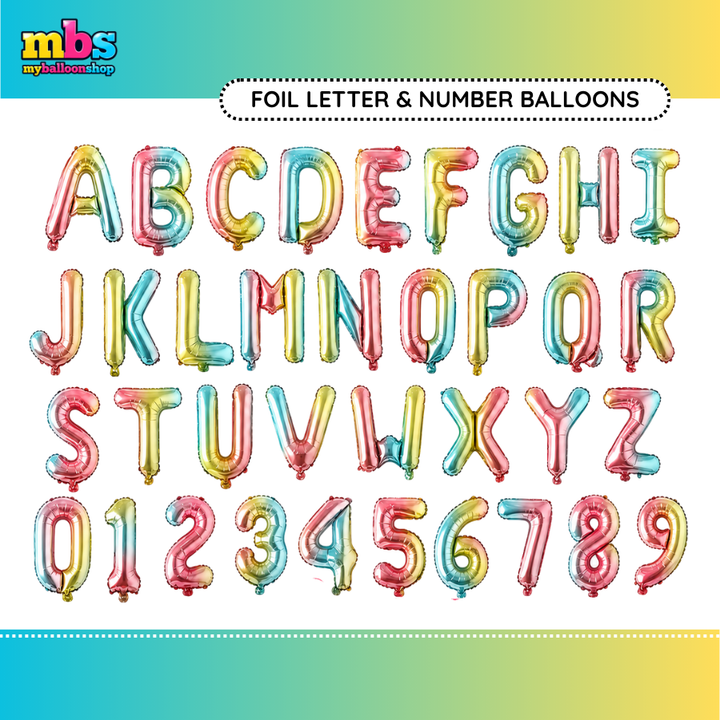 【16 INCH】Rainbow ABC