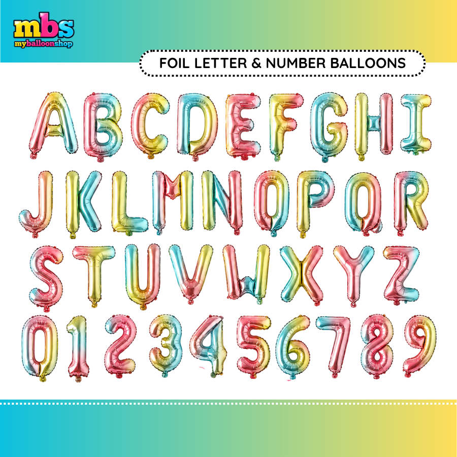 【16 INCH】Rainbow ABC
