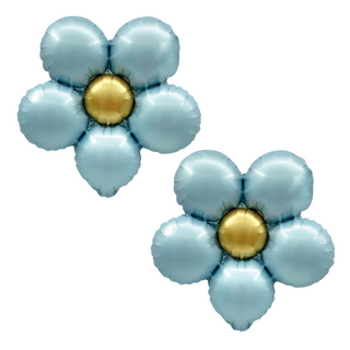 2pcs Petal Vintage Blue