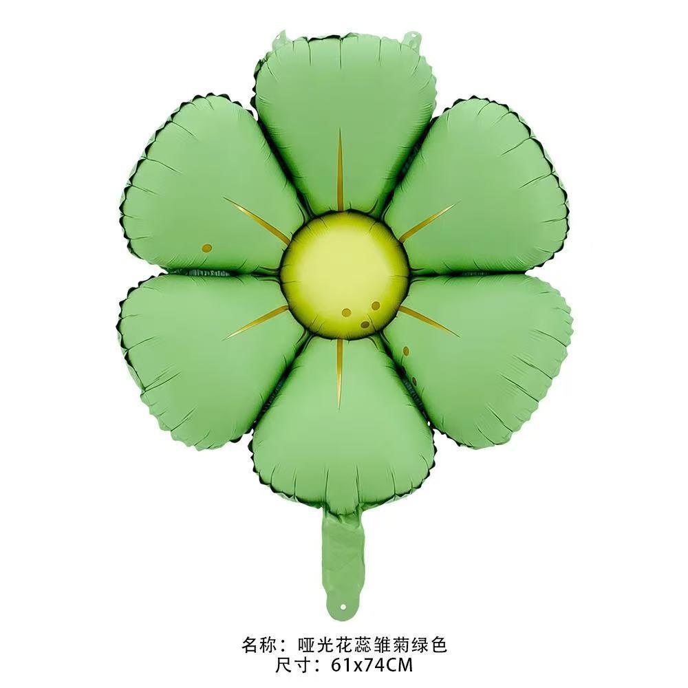 Line Daisy Flower Foil