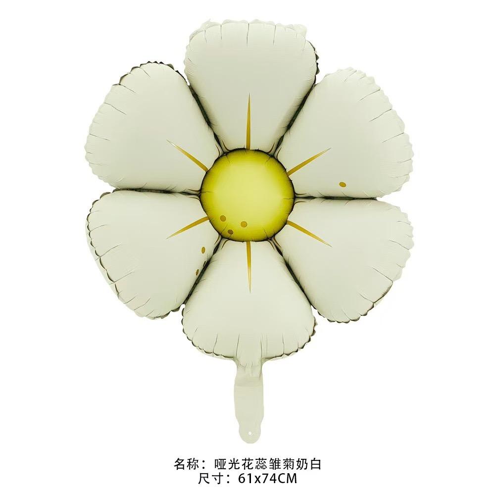 Line Daisy Flower Foil