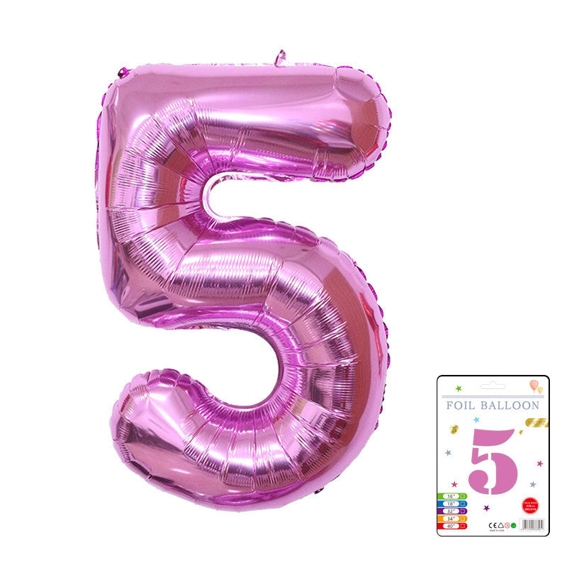 【32 INCH】Number Balloons