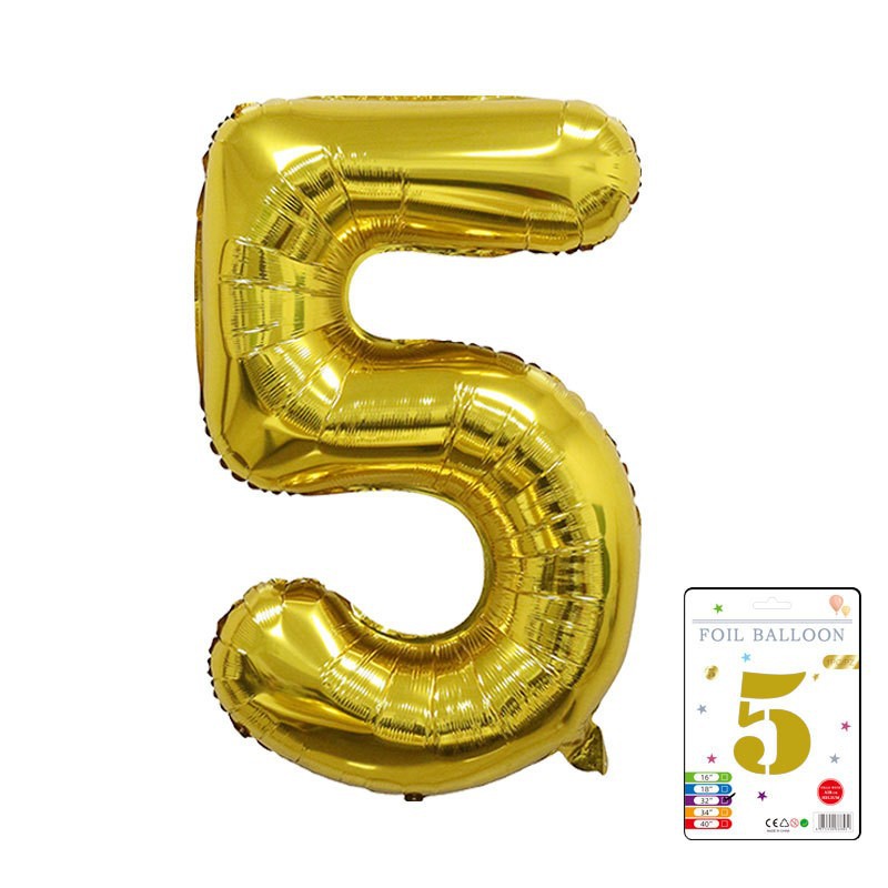 【40 INCH】Number Balloons