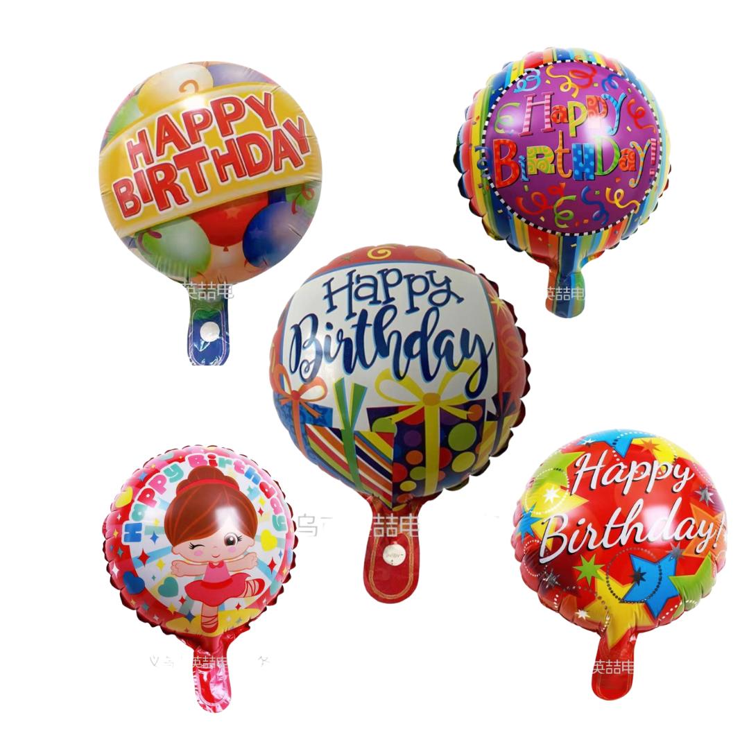 (Murah!)- 10 inch Happy Birthday Foil Balloons