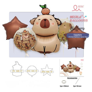 5pcs Capybara Set