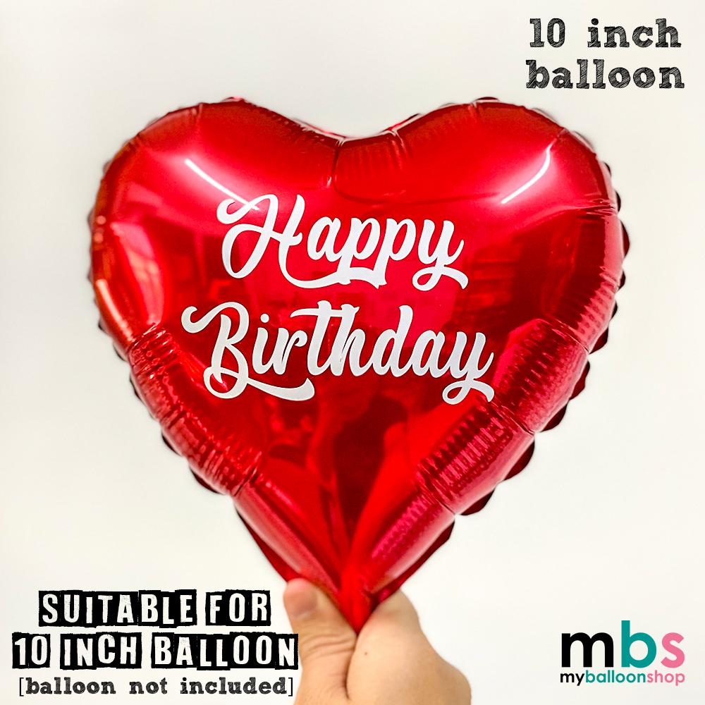 All Design - Sticker for 10 inch Foil Balloons