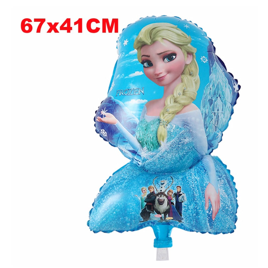 Frozen Theme Elsa Anna Princess Foil Balloons