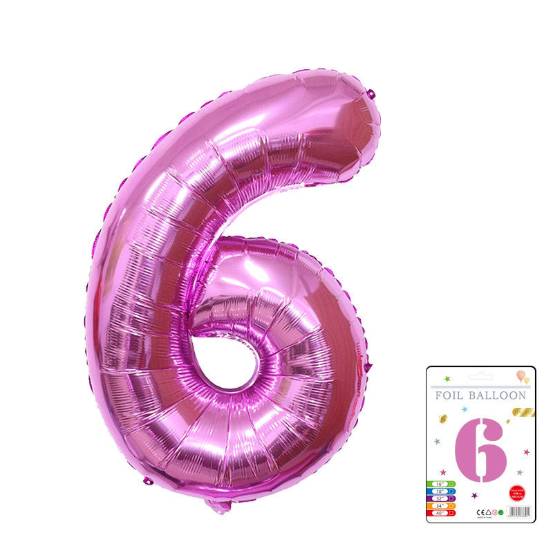 【32 INCH】Number Balloons