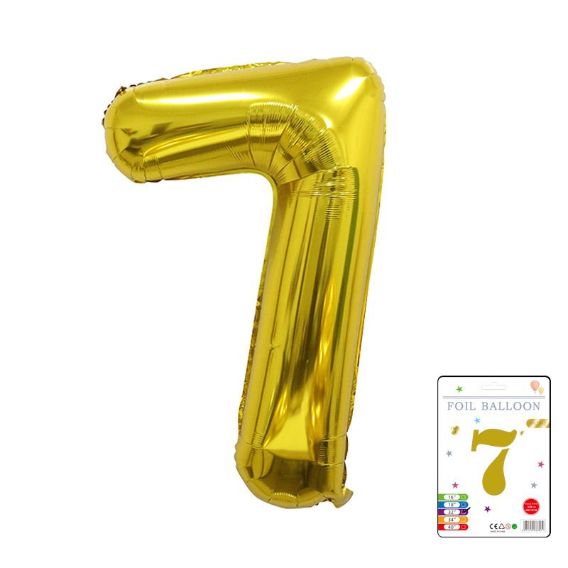 【40 INCH】Number Balloons