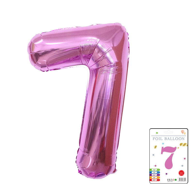 【32 INCH】Number Balloons