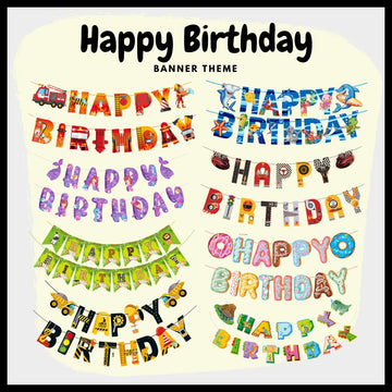 Happy Birthday Banner Theme (NEW)