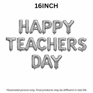 "HAPPY TEACHERS DAY" Silver
