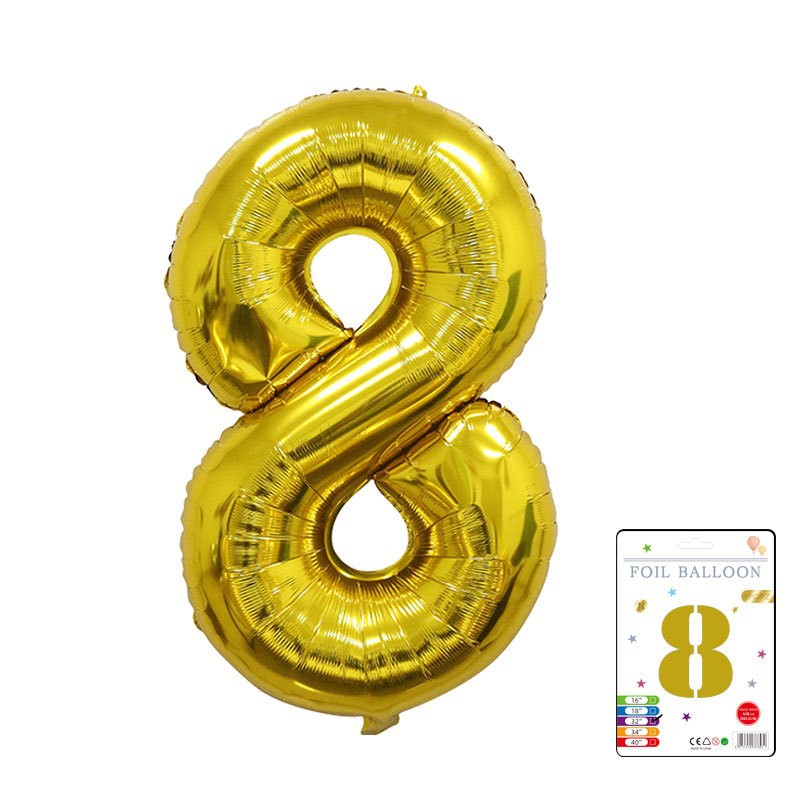 【40 INCH】Number Balloons