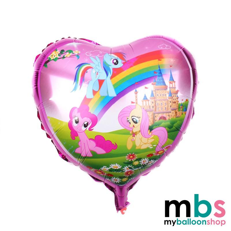 My Little Pony Theme Foil Balloons Cartoons Collections