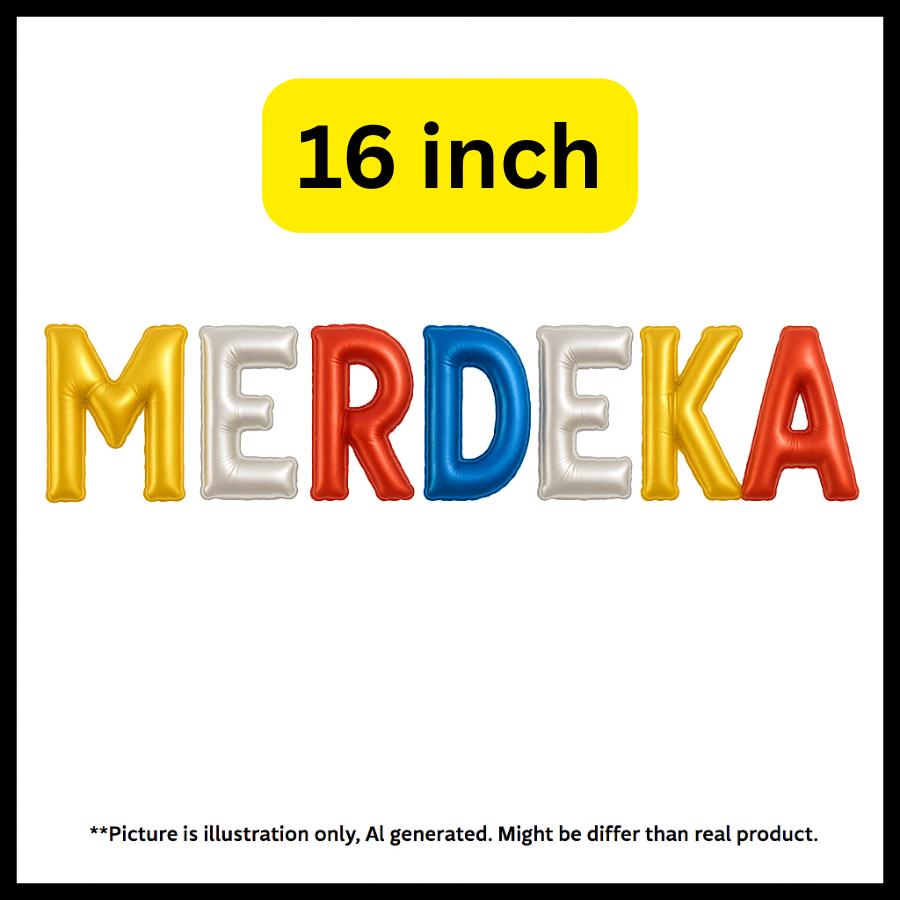 Merdeka Theme Balloon Decoration